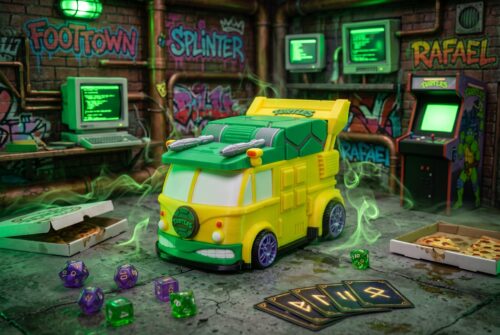 Deckbox MTG magic Commander Furgo Party Wagon de Tortugas Ninja