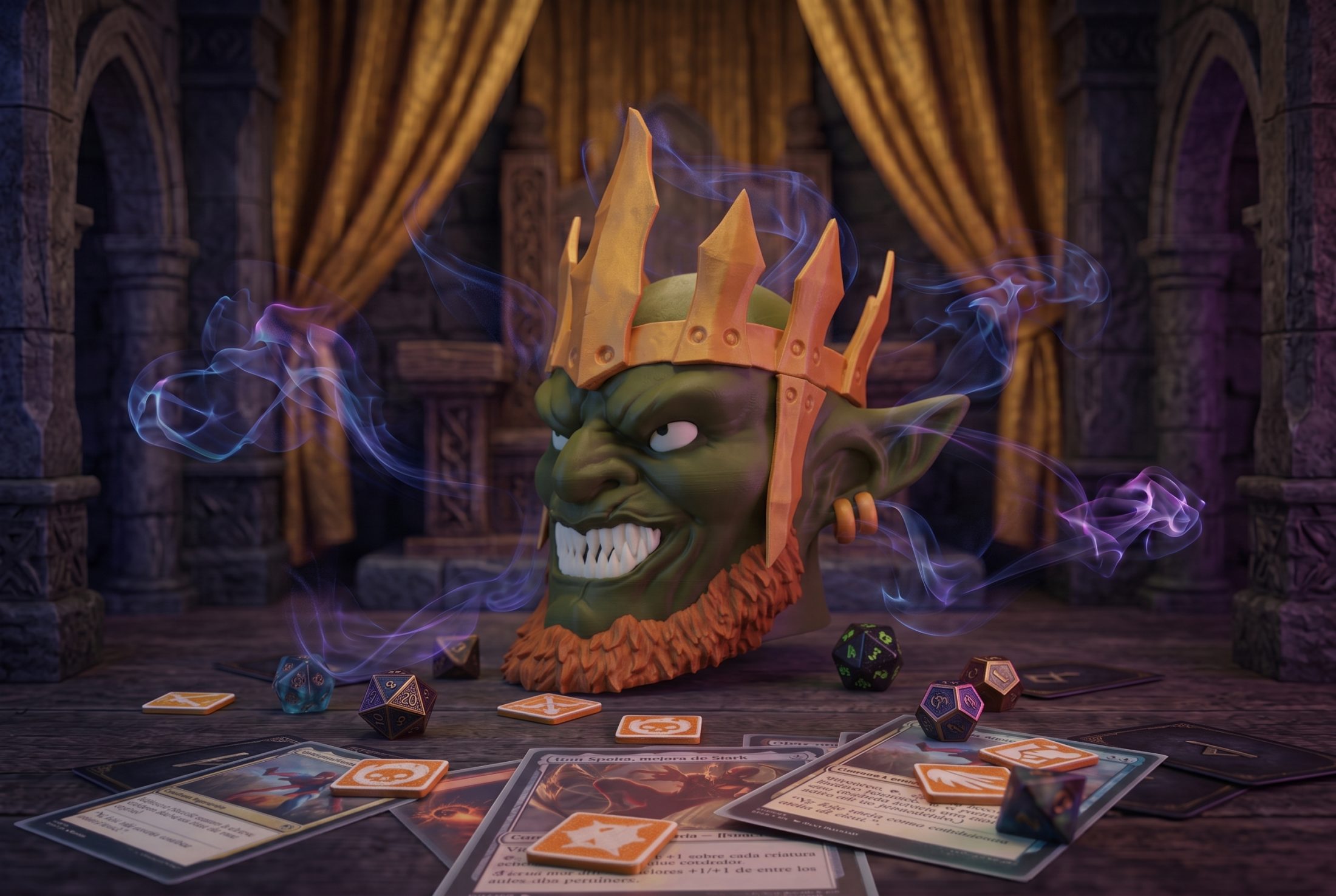 Deckbox MTG magic Commander Jefe Goblin