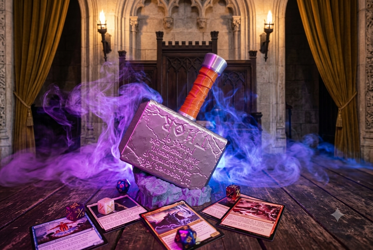 Maravilloso Deckbox para cartas magic de Mjölnir, el Martillo de Thor