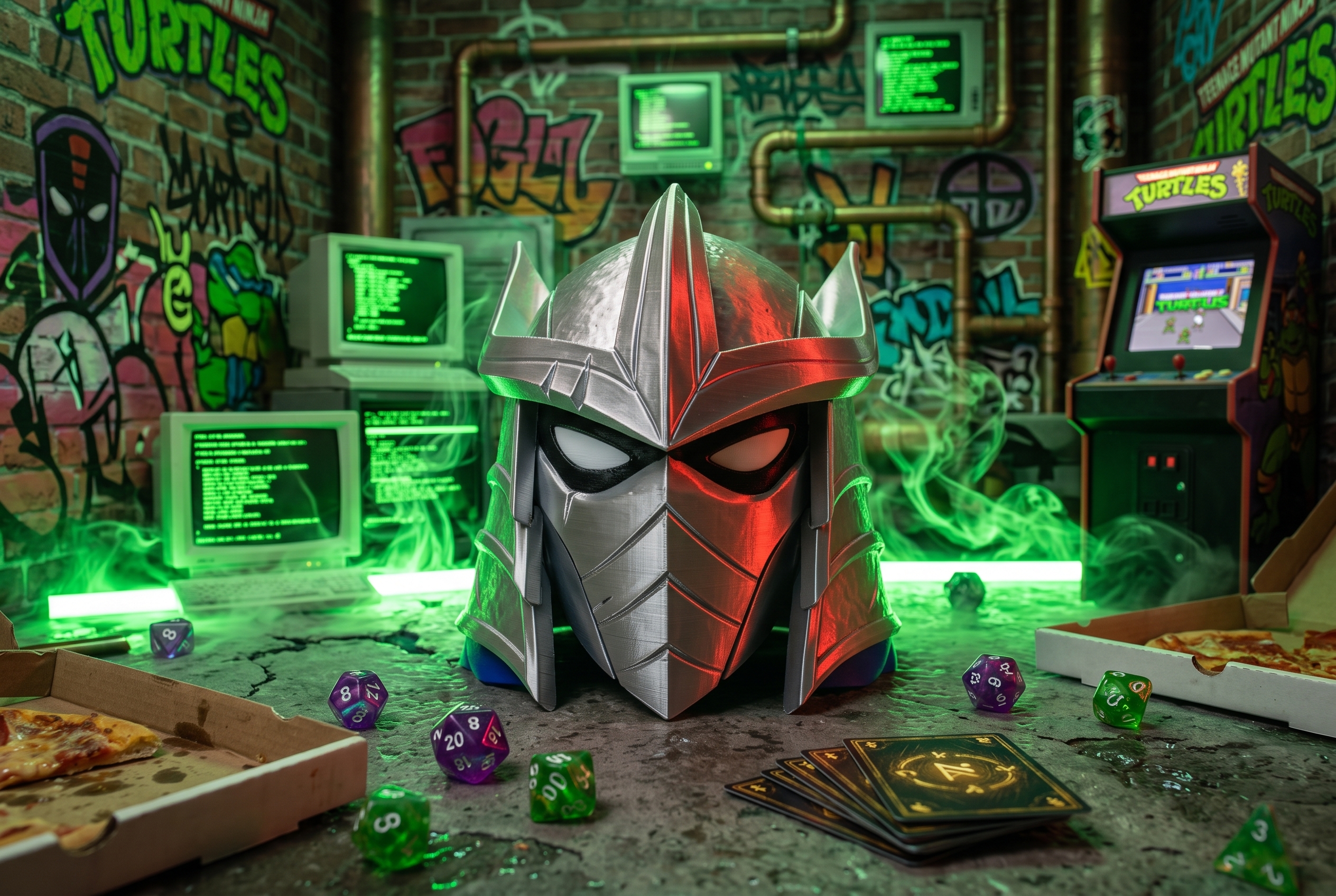 Deckbox MTG magic Commander Shredder de Tortugas Ninja