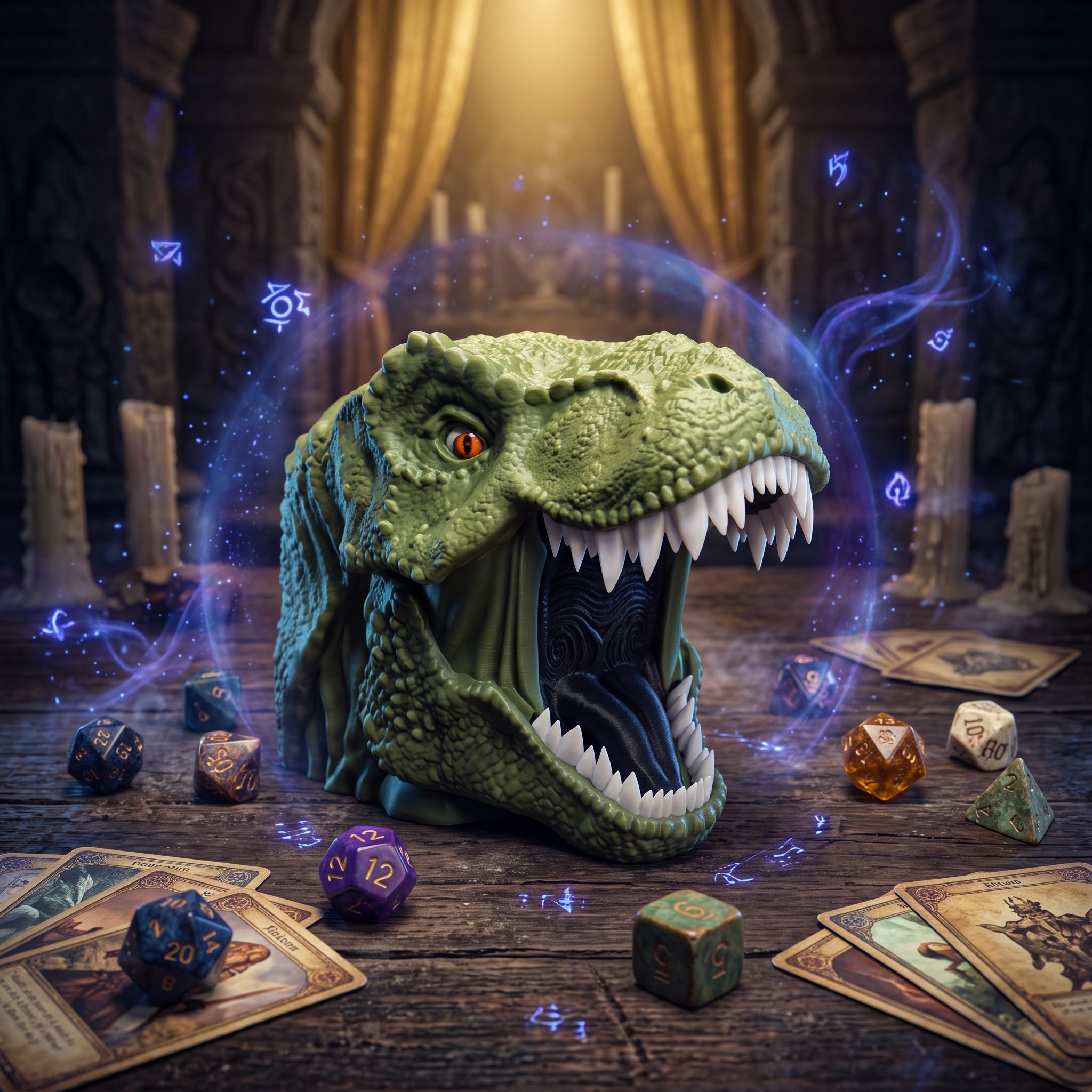 Deckbox MTG magic Commander Dinosaurio T-Rex